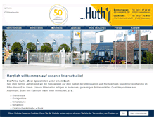 Tablet Screenshot of huth-zaun-torsysteme.de